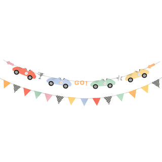 Race Cars Garland - BAM Party and Events