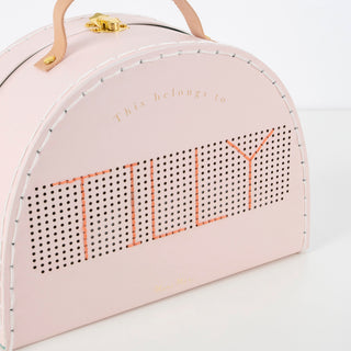 Flower Embroidery Suitcase Kit - BAM Party and Events