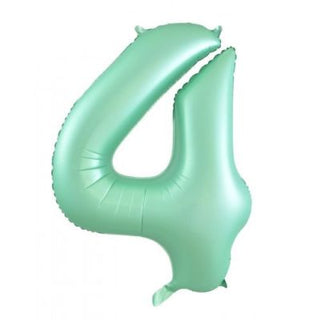 Giant Pastel Mint Number Balloon - BAM Party and Events
