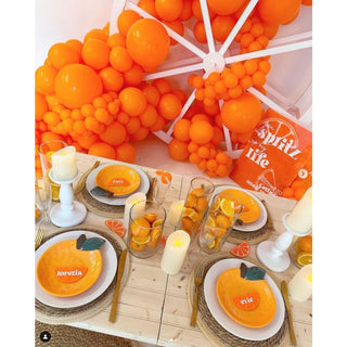 60cm Latex Balloon - Orange - BAM Party and Events