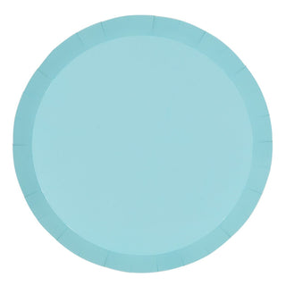 Pastel Blue Dinner Plates 20pk - BAM Party and Events