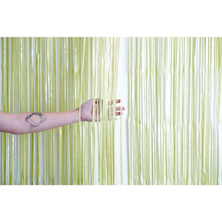 Foil Curtain - Pastel Matte Yellow