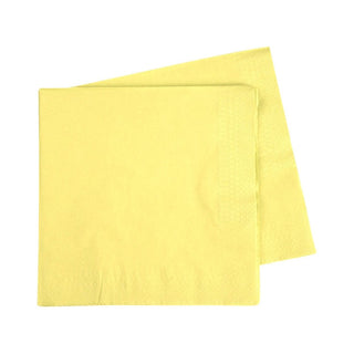 Pastel Yellow Lunch Napkins - BAM Party and Events