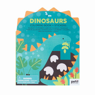 Dinosaurs Colouring Book With Stickers - BAM Party and Events
