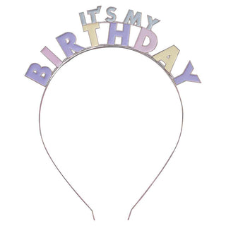 Pastel It's My Birthday Headband - BAM Party and Events