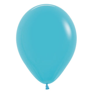 28cm Latex Balloon - Caribbean Blue - BAM Party and Events
