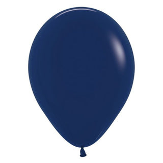 30cm Latex Balloon - Navy - BAM Party and Events