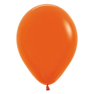 30cm Latex Balloon - Orange - BAM Party and Events