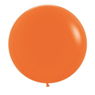 60cm Latex Balloon - Orange - BAM Party and Events