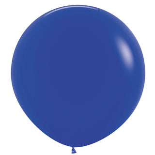 90cm Latex Balloon - Royal Blue - BAM Party and Events