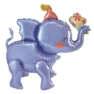 Standing Elephant Foil Balloon - BAM Party and Events