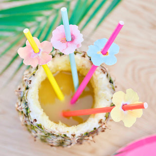 Hawaiian Paper Straws - BAM Party and Events