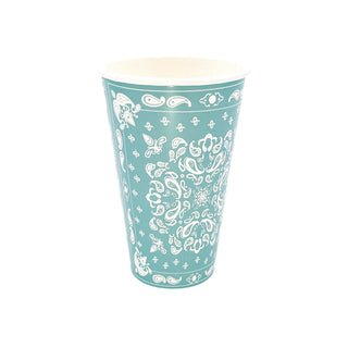 Turquoise Bandana Cups
