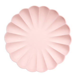Simply Eco Large Plates - Pale Pink - BAM Party and Events