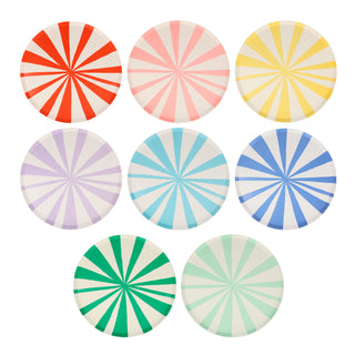 Mixed Stripes Side Plates - BAM Party and Events