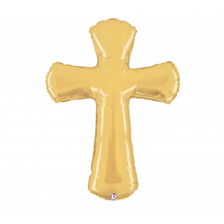 Gold Cross Foil Balloon