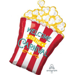 Welcome To The Carnival Foil Balloon - BAM Party and Events
