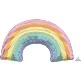 Holographic Iridescent Pastel Rainbow Foil Balloon - BAM Party and Events