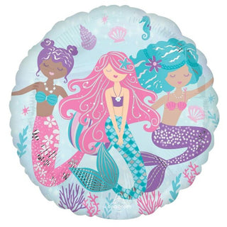 Shimmering Mermaid 45cm Foil Balloon