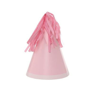 Pastel Pink Party Hats With Tassels - BAM Party and Events