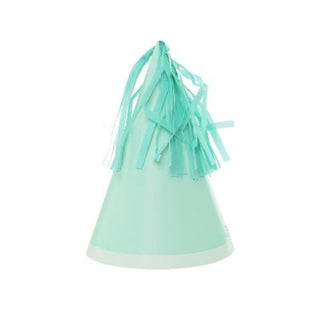 Pastel Mint Party Hats With Tassels - BAM Party and Events