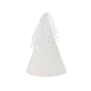 White Party Hats With Tassels - BAM Party and Events