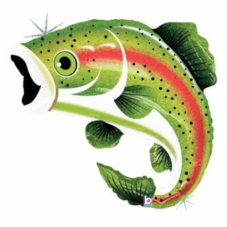 Trout Foil Balloon - BAM Party and Events