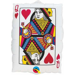 Queen Of  Hearts Foil Balloon - BAM Party and Events