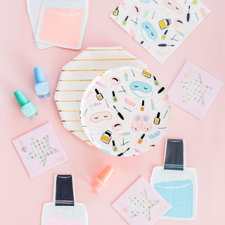 Sweet Dreams Nail Polish Napkins - BAM Party and Events