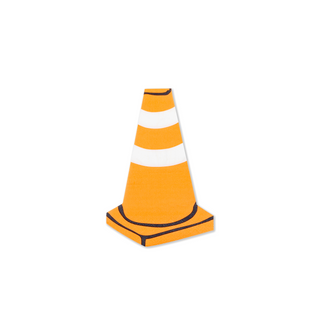 Under Construction Witches Hat Napkins - BAM Party and Events
