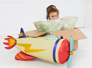 Plane Foil Balloon - BAM Party and Events