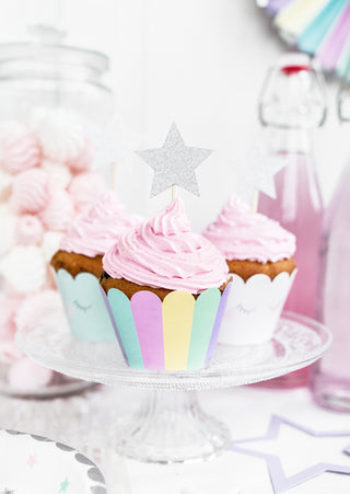 Unicorn Cupcake Wrappers - BAM Party and Events