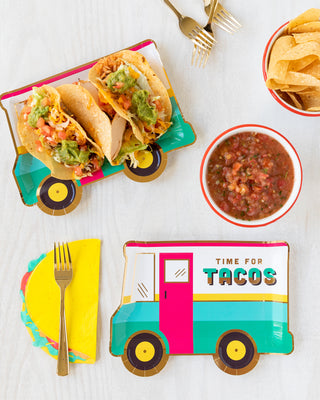 Taco Truck Plates - BAM Party and Events