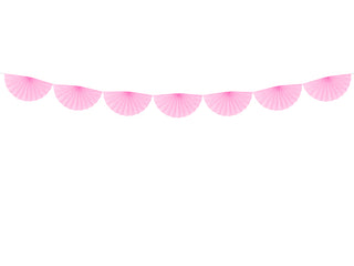 Light Pink Tissue Garland - BAM Party and Events