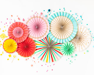 Hip Hip Hooray Party Fans - BAM Party and Events