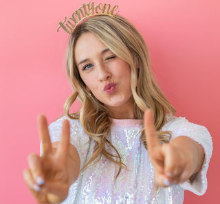 Twenty One Metal Headband - BAM Party and Events