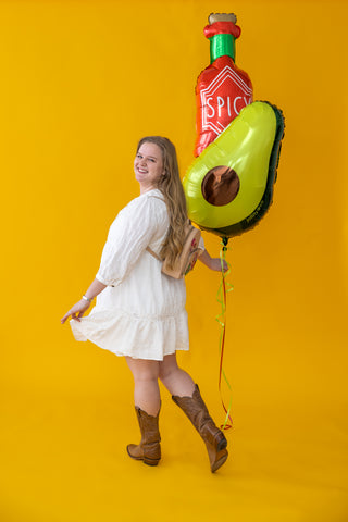 Spicy Bottle Foil Balloon - BAM Party and Events