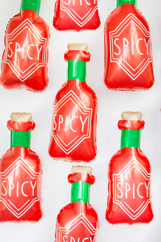 Spicy Bottle Foil Balloon - BAM Party and Events