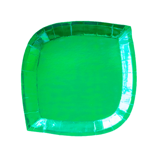 Posh Emerald Dessert Plates - BAM Party and Events