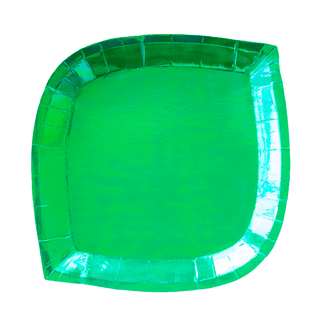 Posh Emerald Dinner Plates - BAM Party and Events