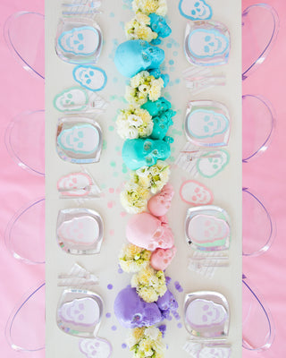 Pastel Skull Dessert Plates - BAM Party and Events