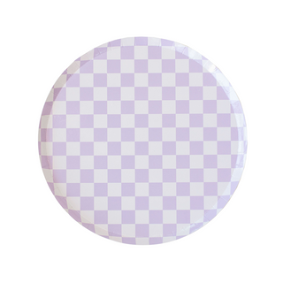Check It! Purple Posse Dessert Plates - BAM Party and Events