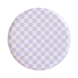Check It! Purple Posse Dinner Plates - BAM Party and Events