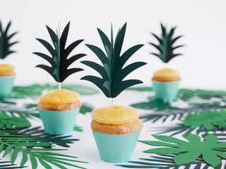 Pinapple Cupcake Toppers - BAM Party and Events