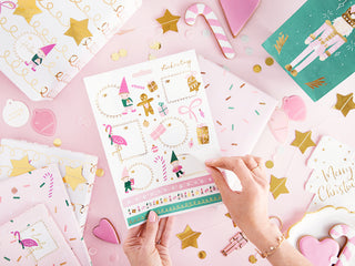 Gnomes Christmas Stickers - BAM Party and Events