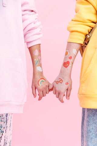 Fun Hearts Temporary Tattoos - BAM Party and Events