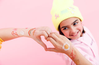 Fun Hearts Temporary Tattoos - BAM Party and Events