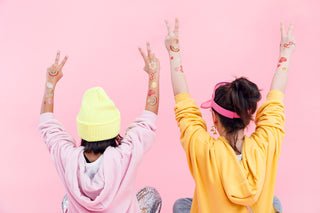 Fun Hearts Temporary Tattoos - BAM Party and Events