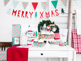 Merry Little Christmas Kraft Gift Bags 3pk - BAM Party and Events