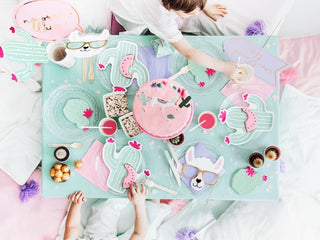 Cactus Paper Plates - BAM Party and Events